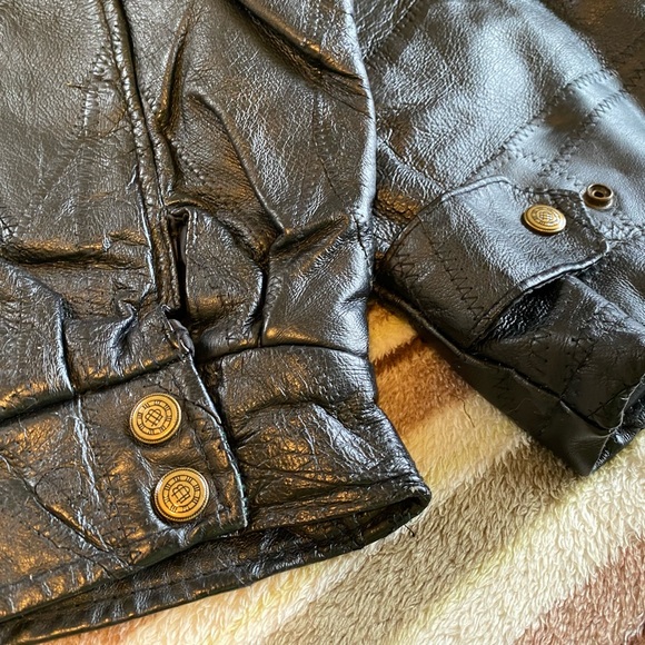 Patch leather jacket MINT‼️ - Picture 8 of 9